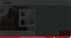 Desktop Screenshot of nibe.cz