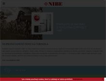 Tablet Screenshot of nibe.cz